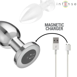 INTENSE - PLUG ANAL 10 VIBRATIONS MÃTAL AVEC TÃLÃCOMMANDE L